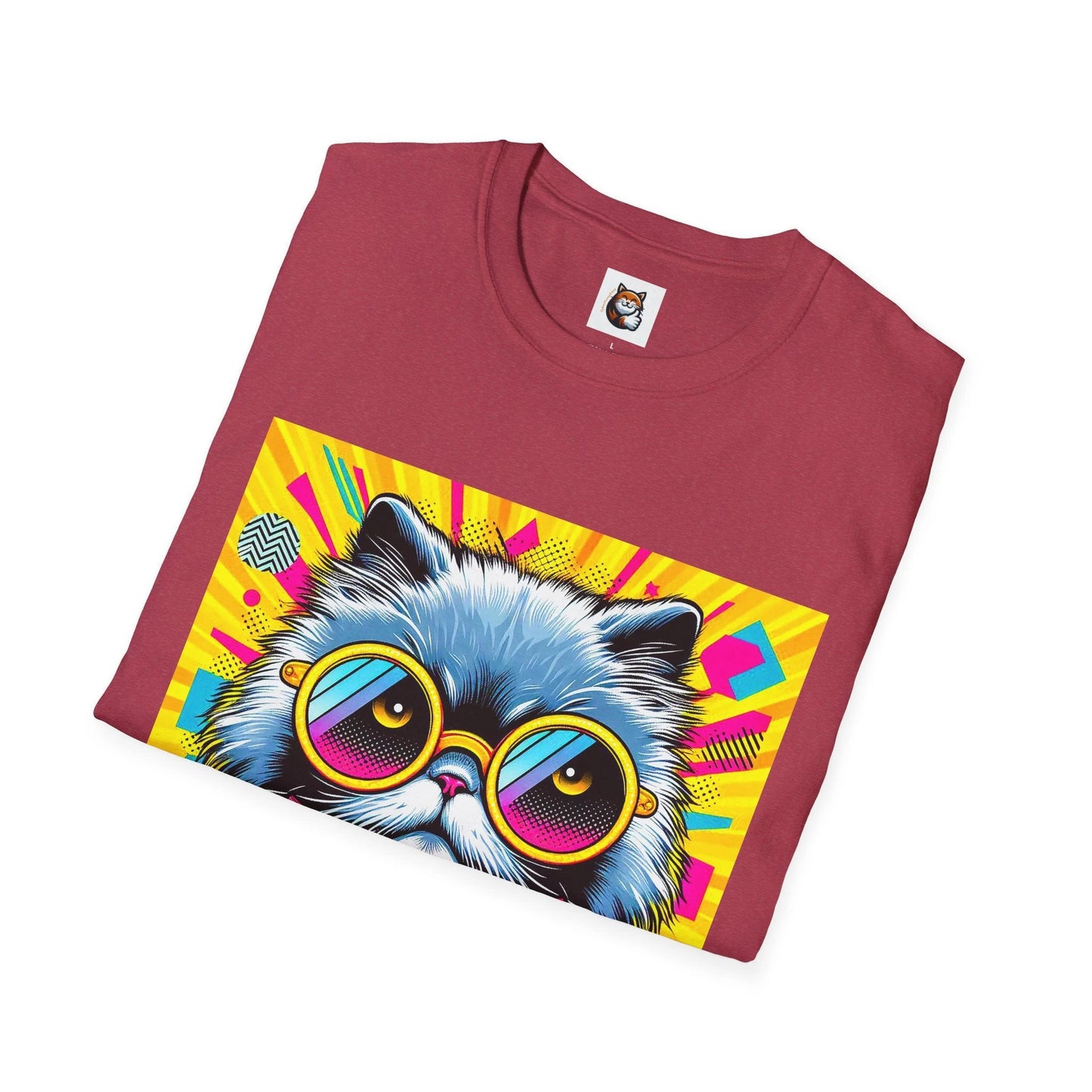 Persian Cat Unisex Softstyle T-Shirt by Printify