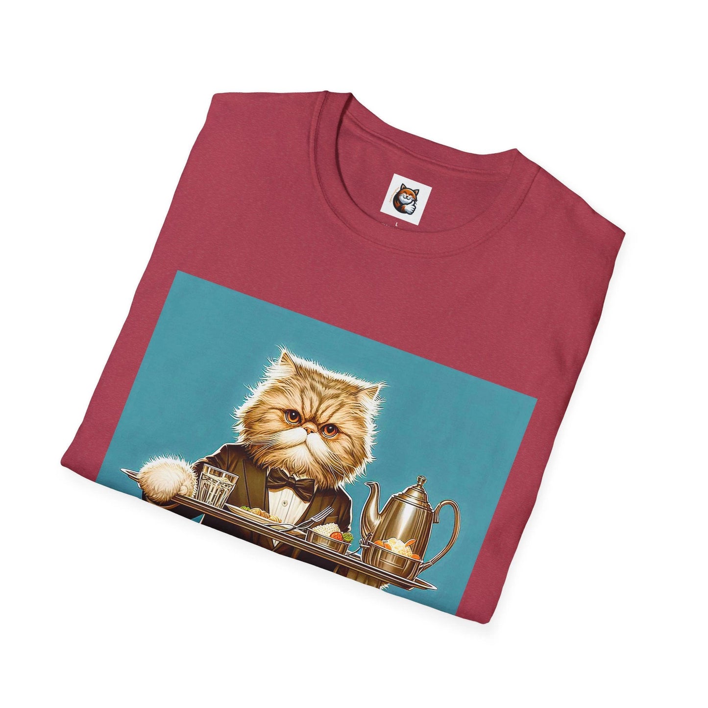 Selkirk Rex Cat T-Shirt butler by Printify