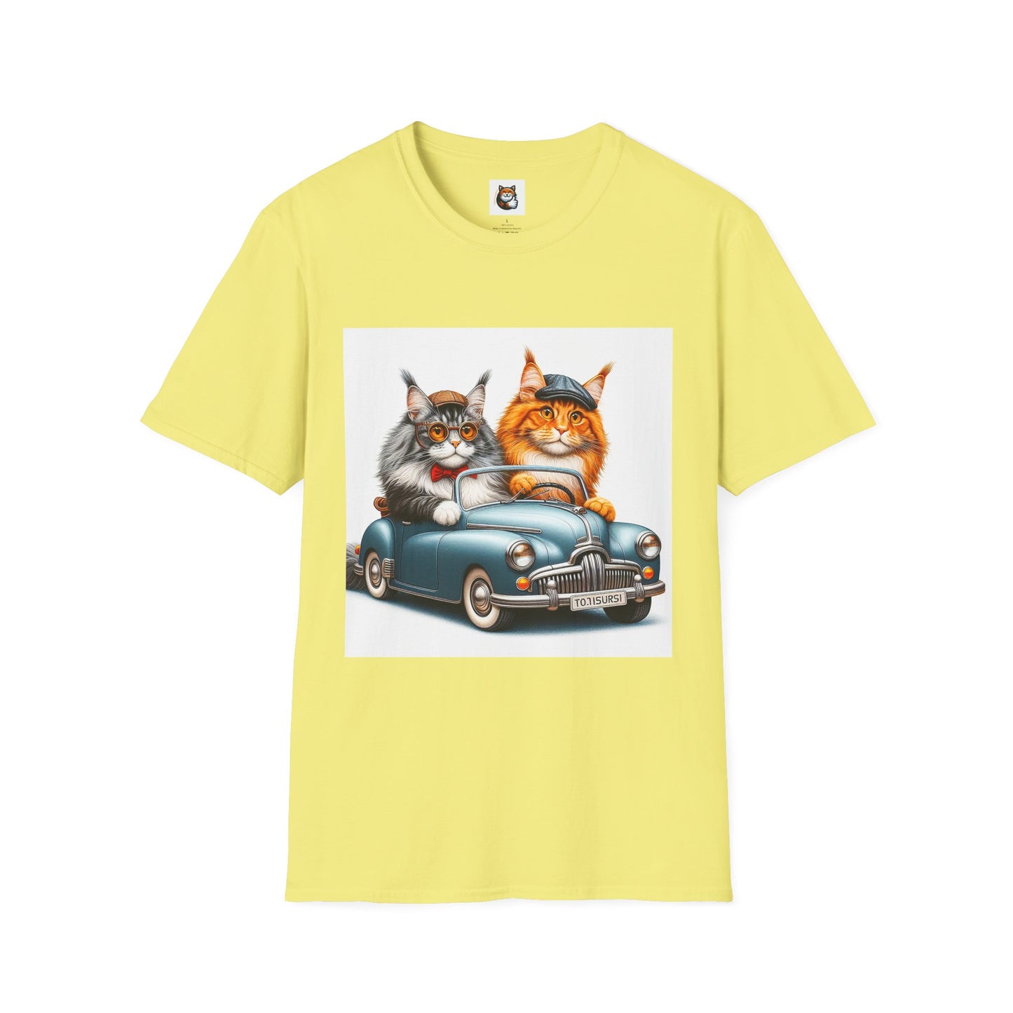 Wacky Maine Coon Unisex Softstyle T-Shirt