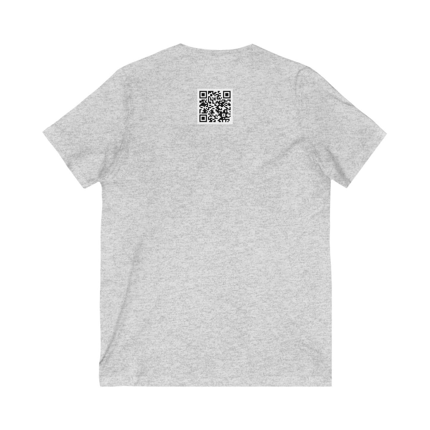 Abyssinian rainbow Jersey Short Sleeve V-Neck Tee