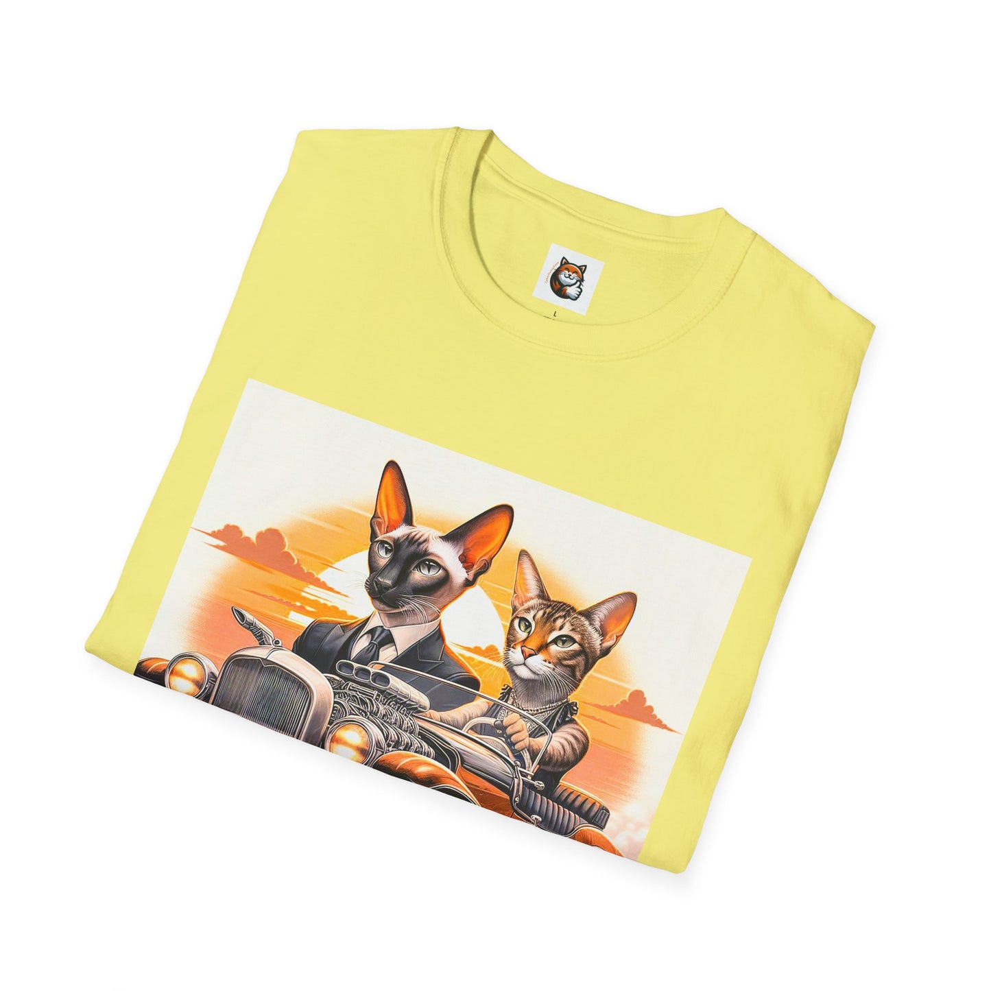 Wacky Oriental Shorthair Unisex Softstyle T-Shirt