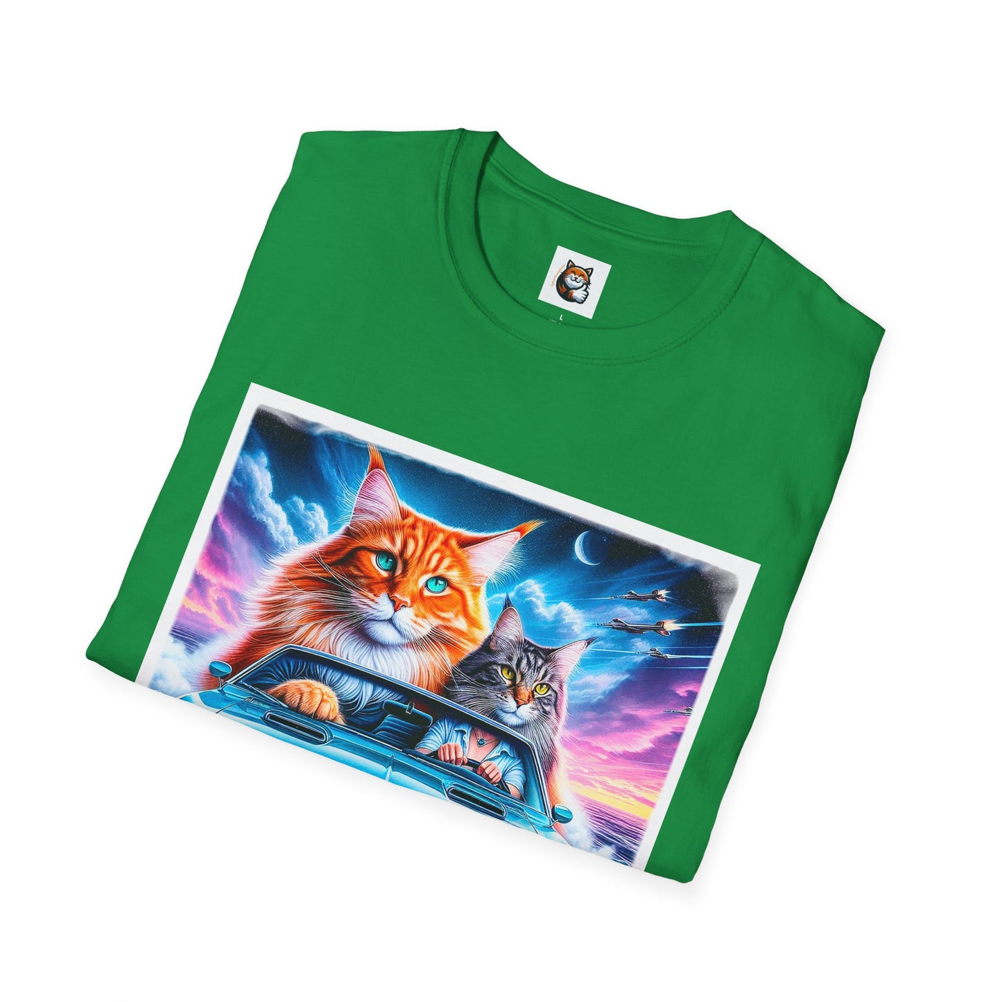 Wacky Maine Coon Unisex Softstyle T-Shirt