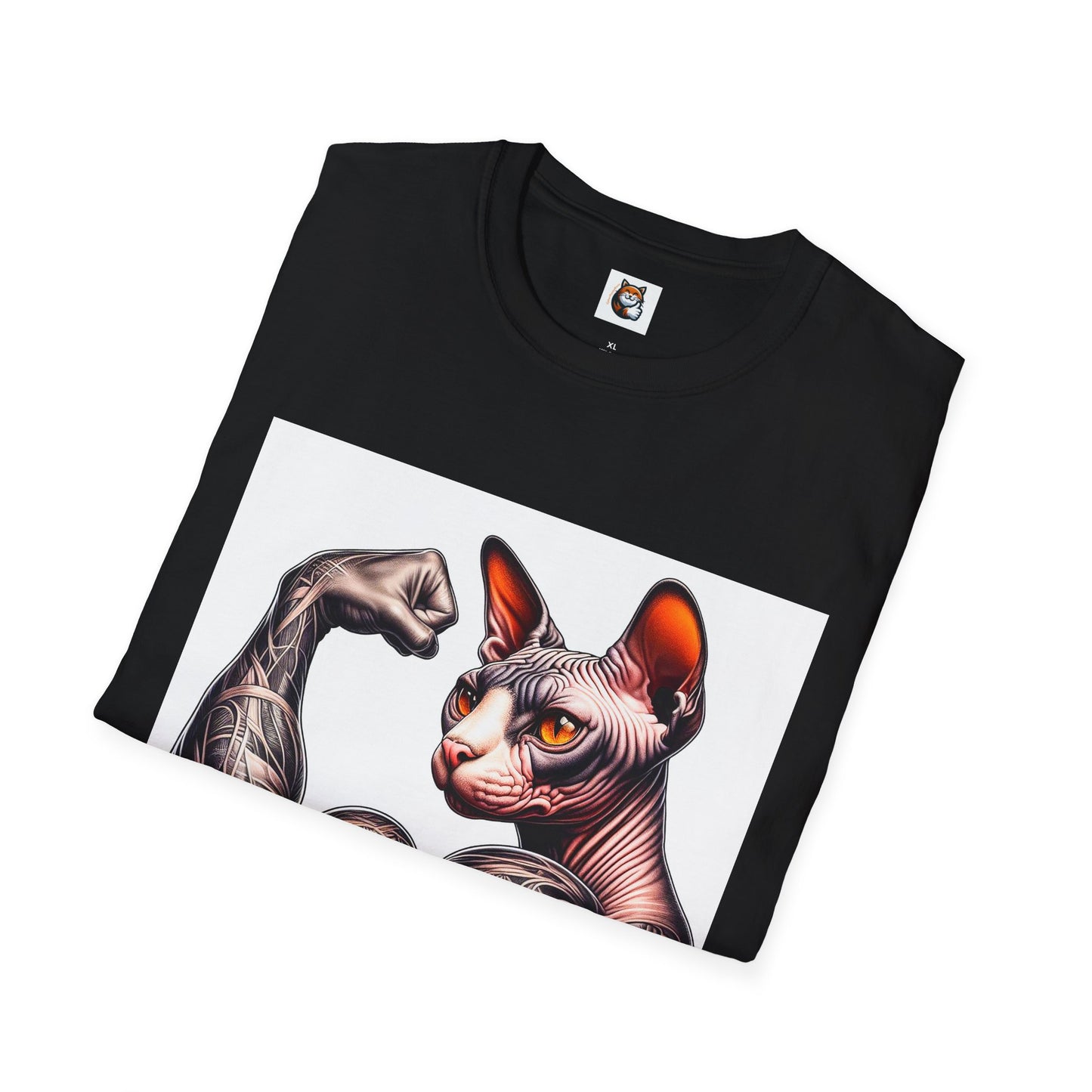 Sphynx Cat muscle man