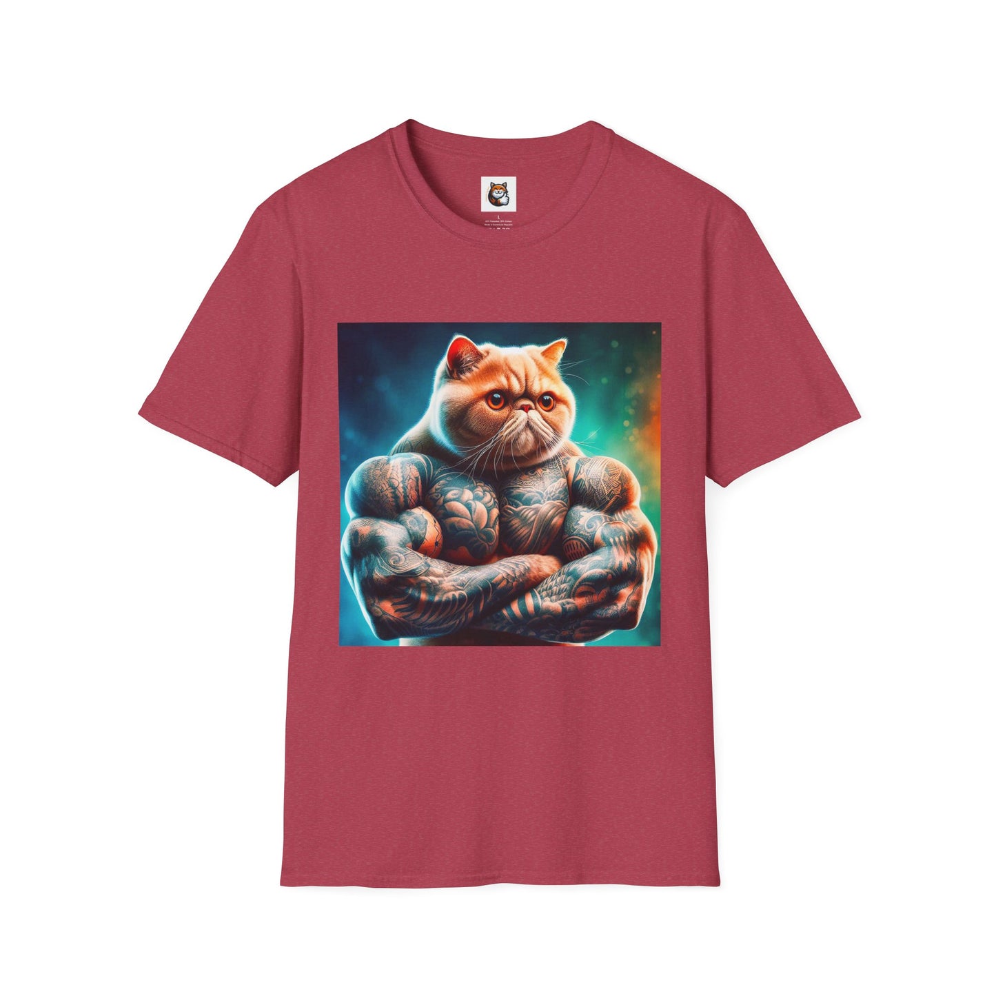 Exotic Shorthair Cat Unisex Softstyle T-Shirt