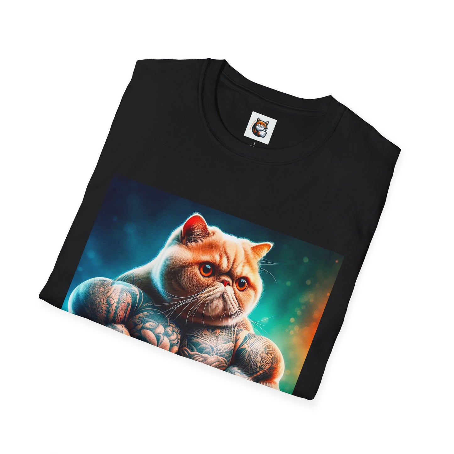 Exotic Shorthair Cat Unisex Softstyle T-Shirt