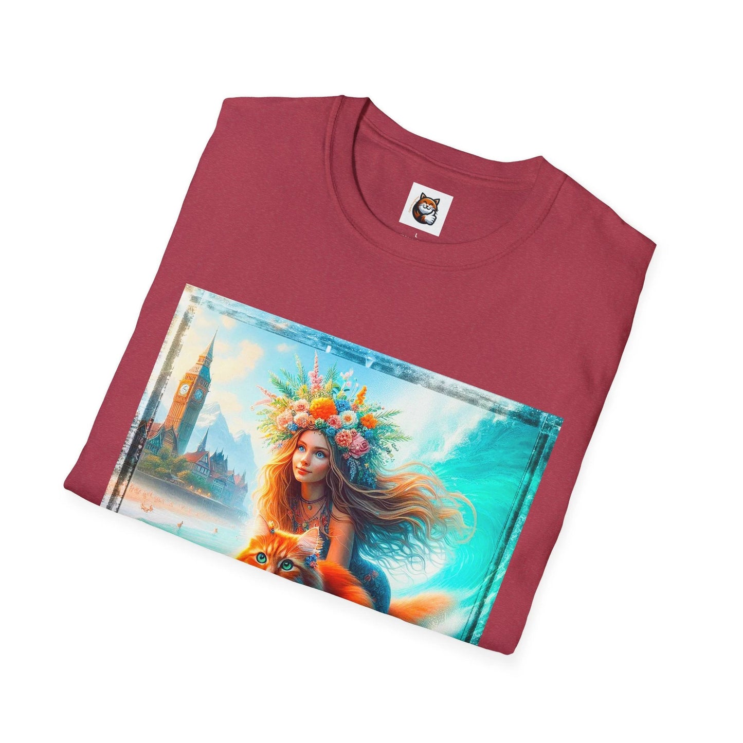 Norwegian Forest Cat Unisex Softstyle T-Shirt by Printify