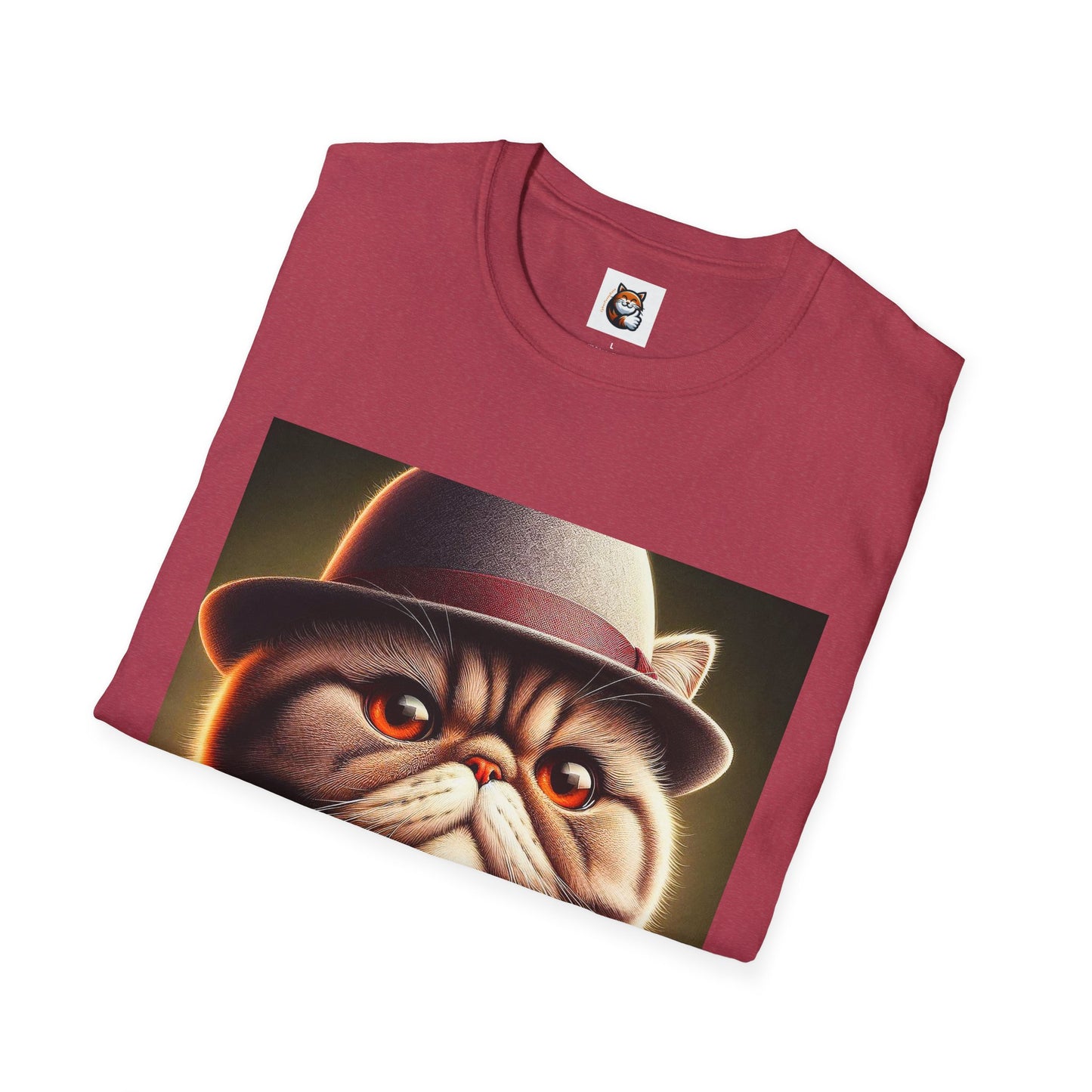 Exotic Shorthair Cat Unisex Softstyle T-Shirt