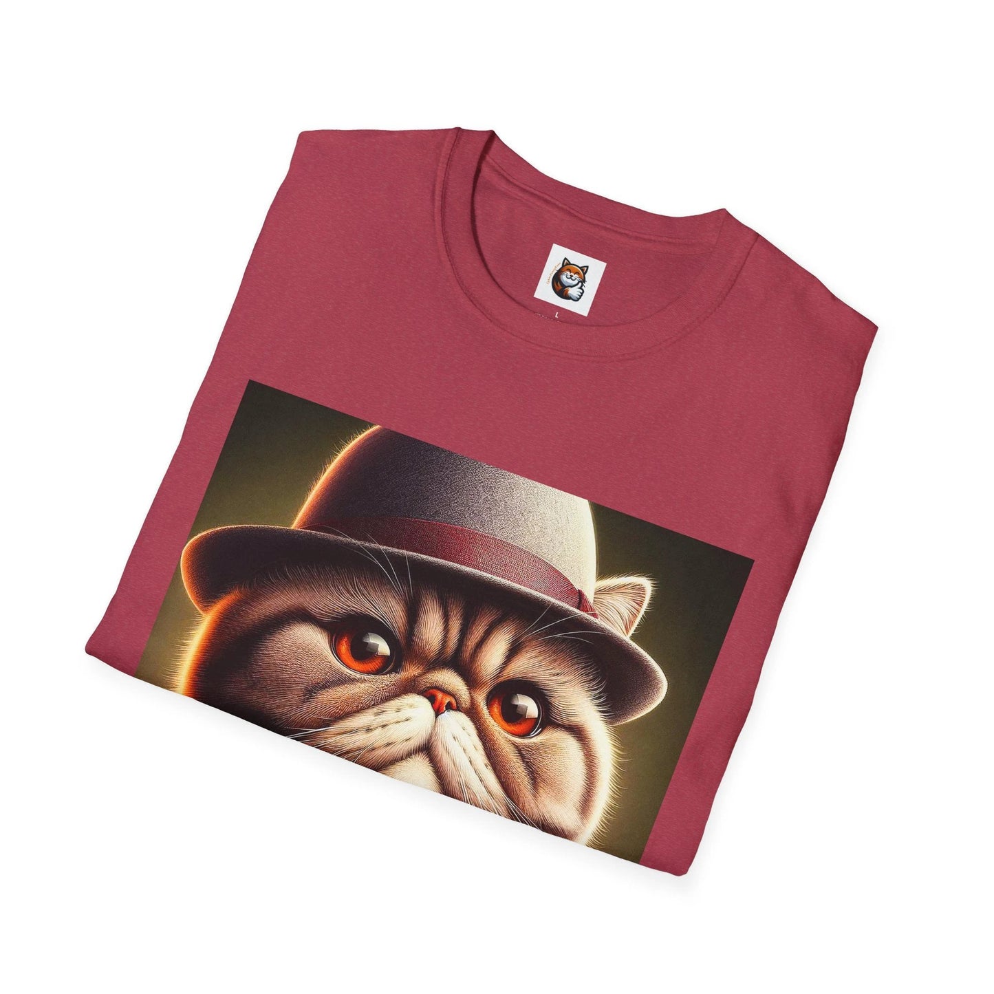 Exotic Shorthair Cat Unisex Softstyle T-Shirt by Printify