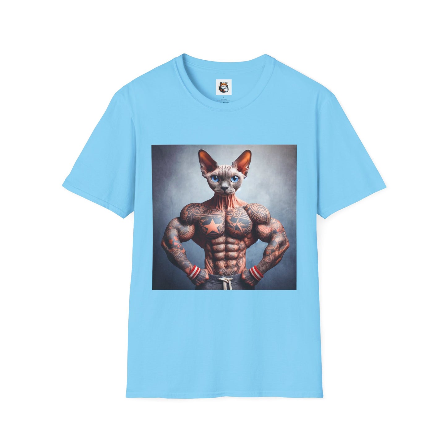 Devon Rex Cat Unisex Softstyle T-Shirt