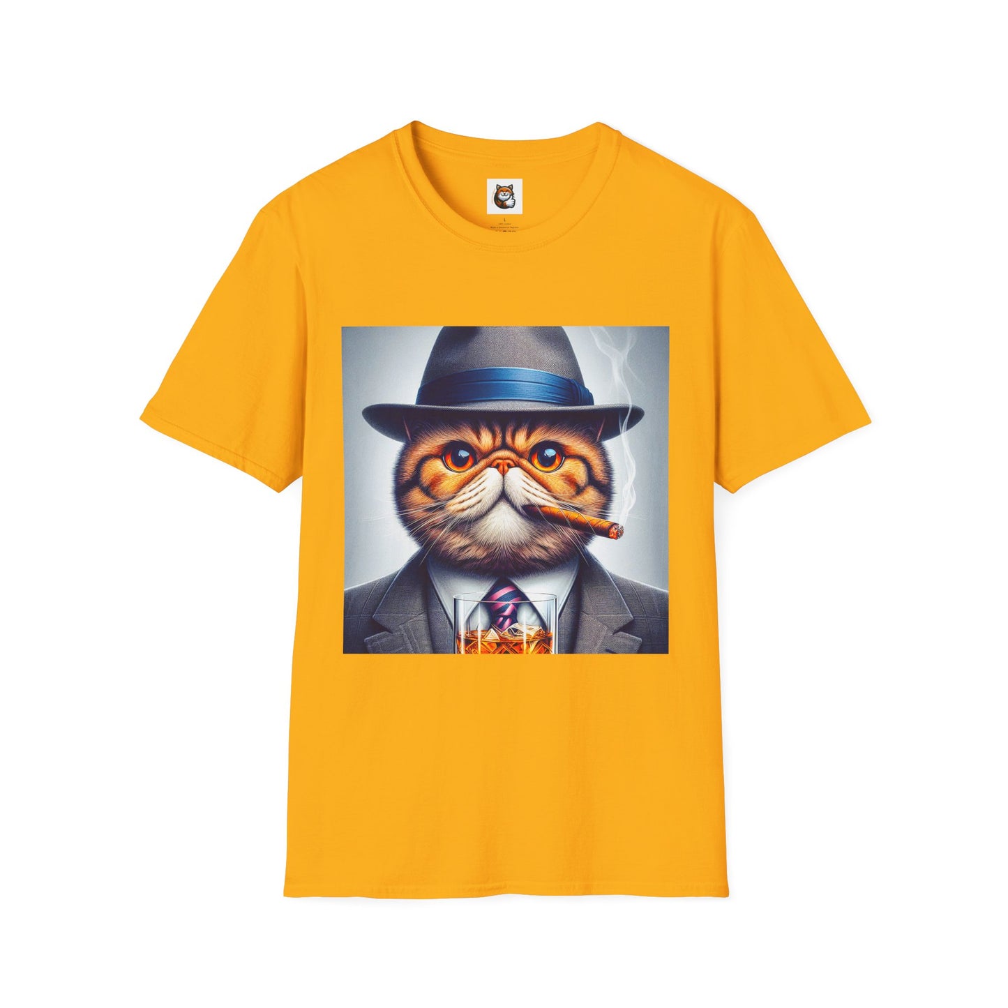 Exotic Shorthair Cat Unisex Softstyle T-Shirt
