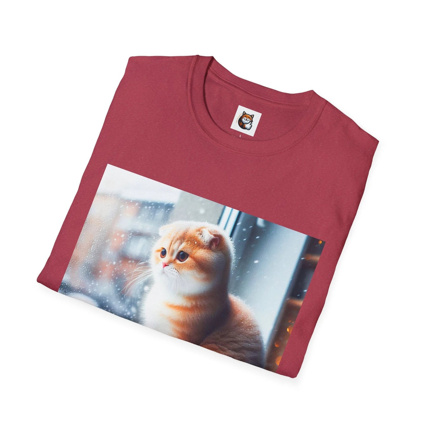 Scottish Fold Cat fluffy baby T-Shirt by Printify