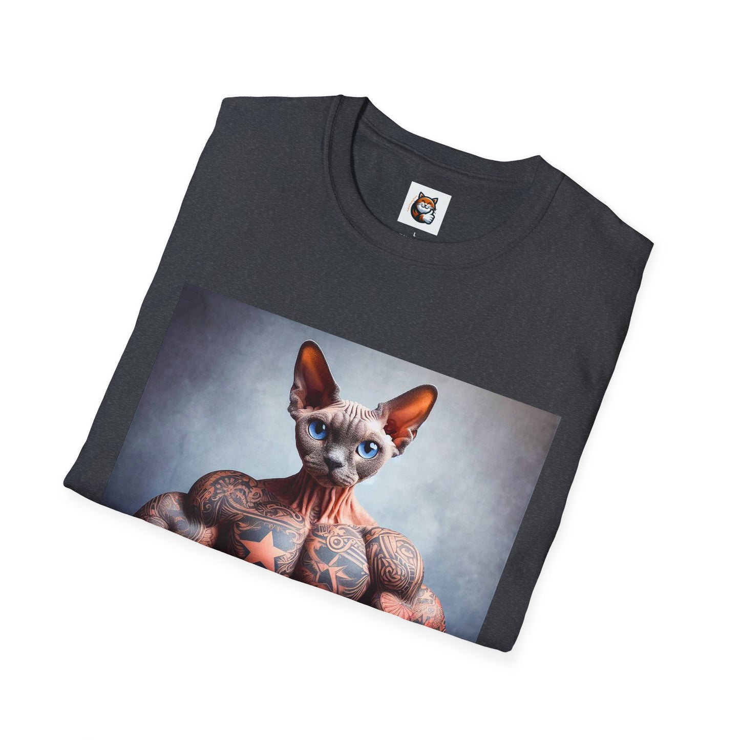 Devon Rex Cat Unisex Softstyle T-Shirt