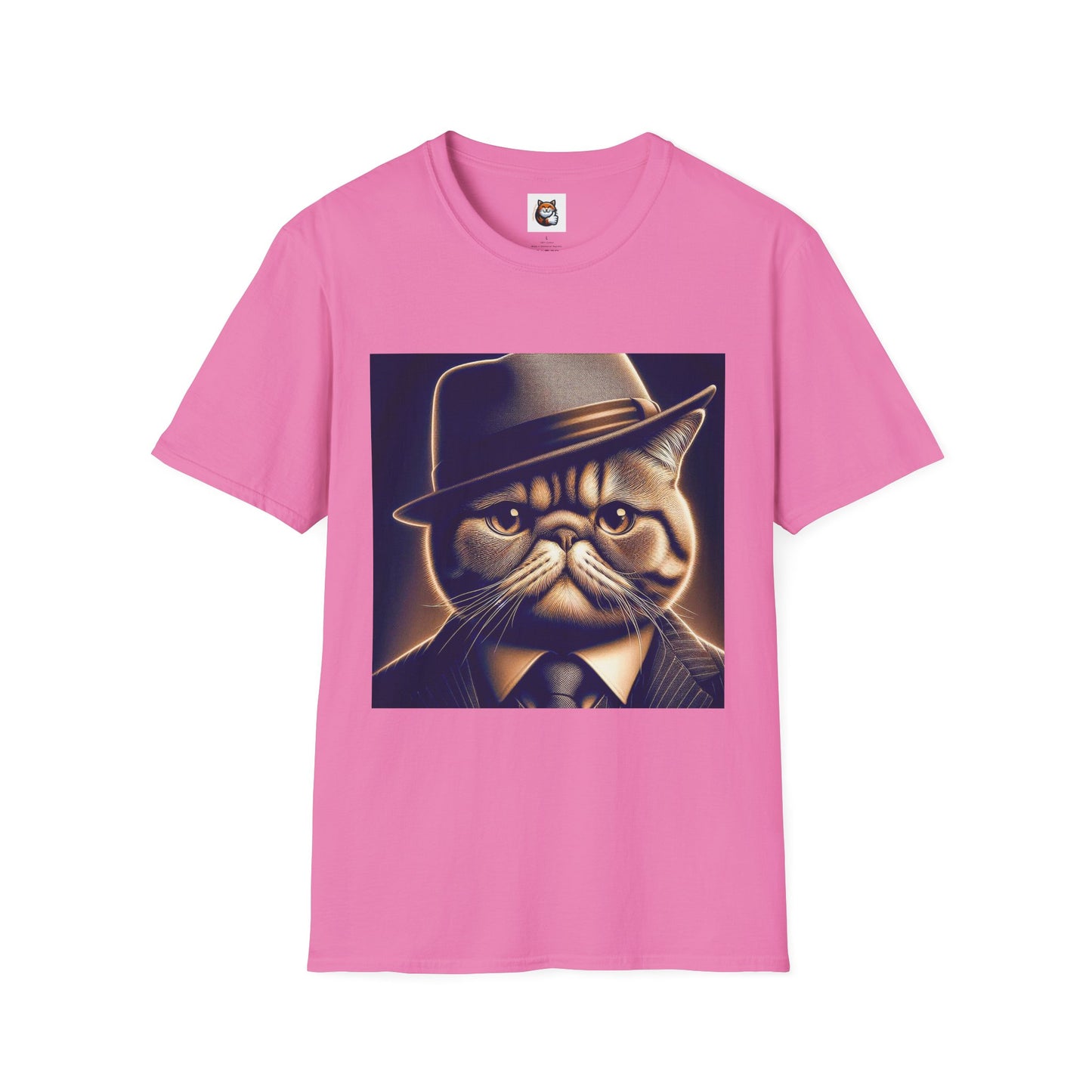 Exotic Shorthair Cat Unisex Softstyle T-Shirt