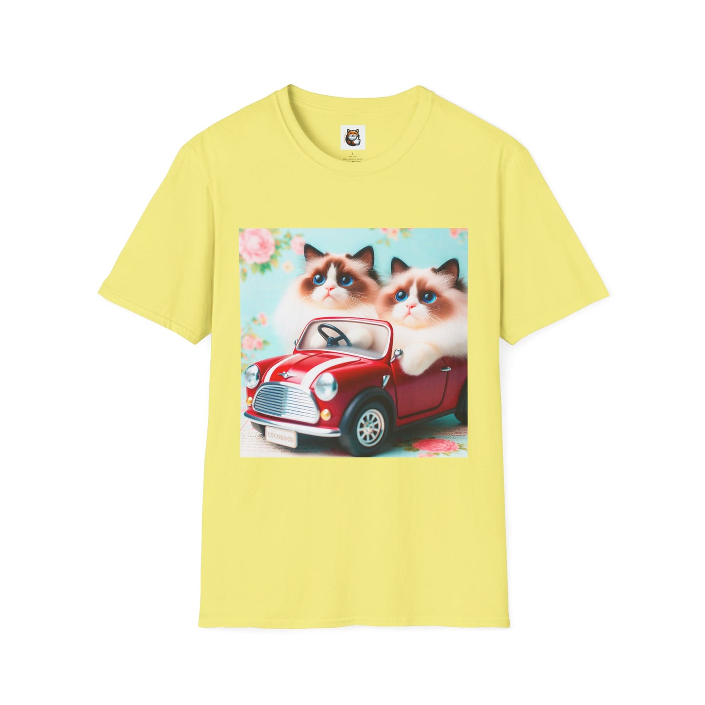 Wacky Ragdoll Unisex Softstyle T-Shirt