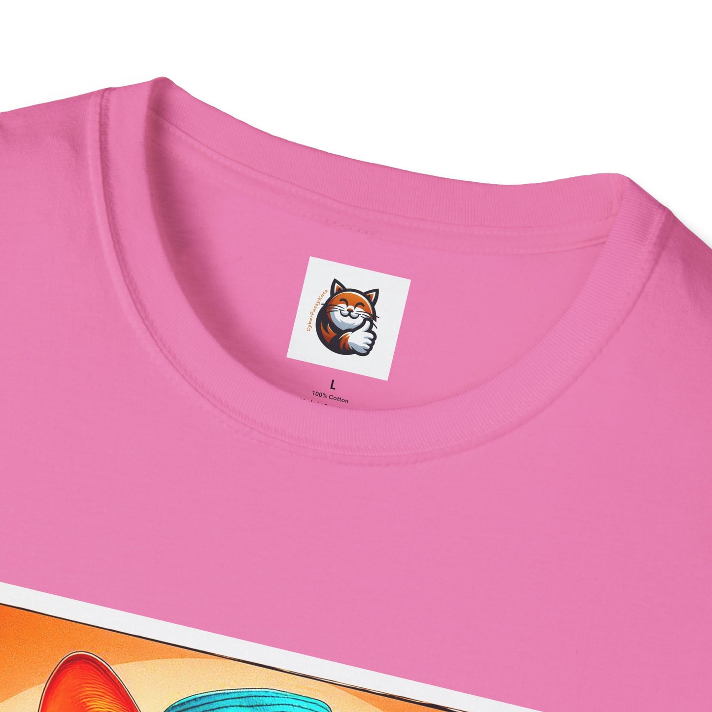 Abyssinian surfing Softstyle T-Shirt