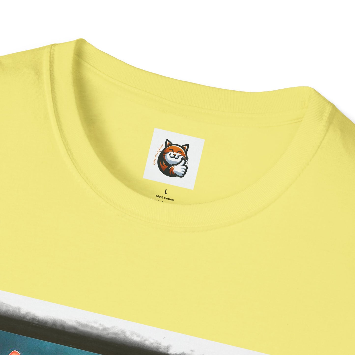 Wacky Cornish Rex Cat Unisex Softstyle T-Shirt