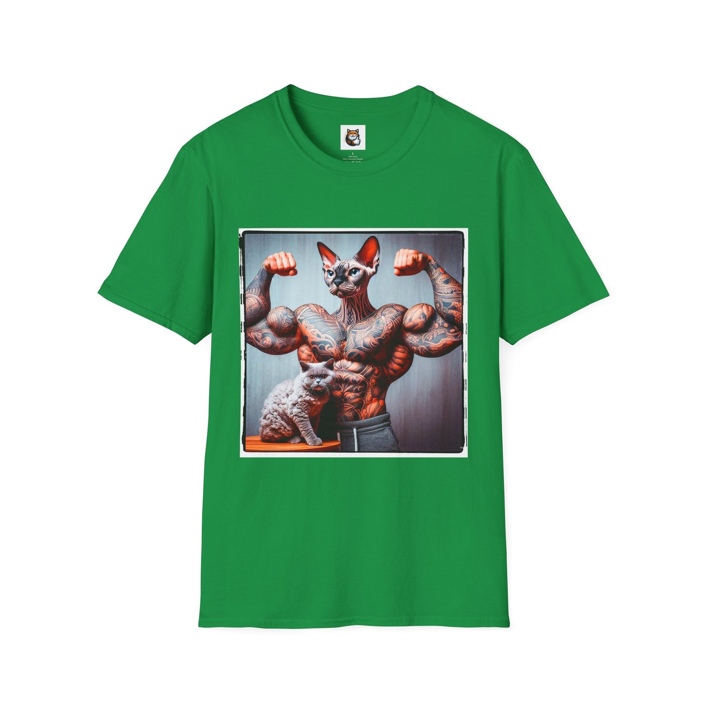 Devon Rex Cat Unisex Softstyle T-Shirt