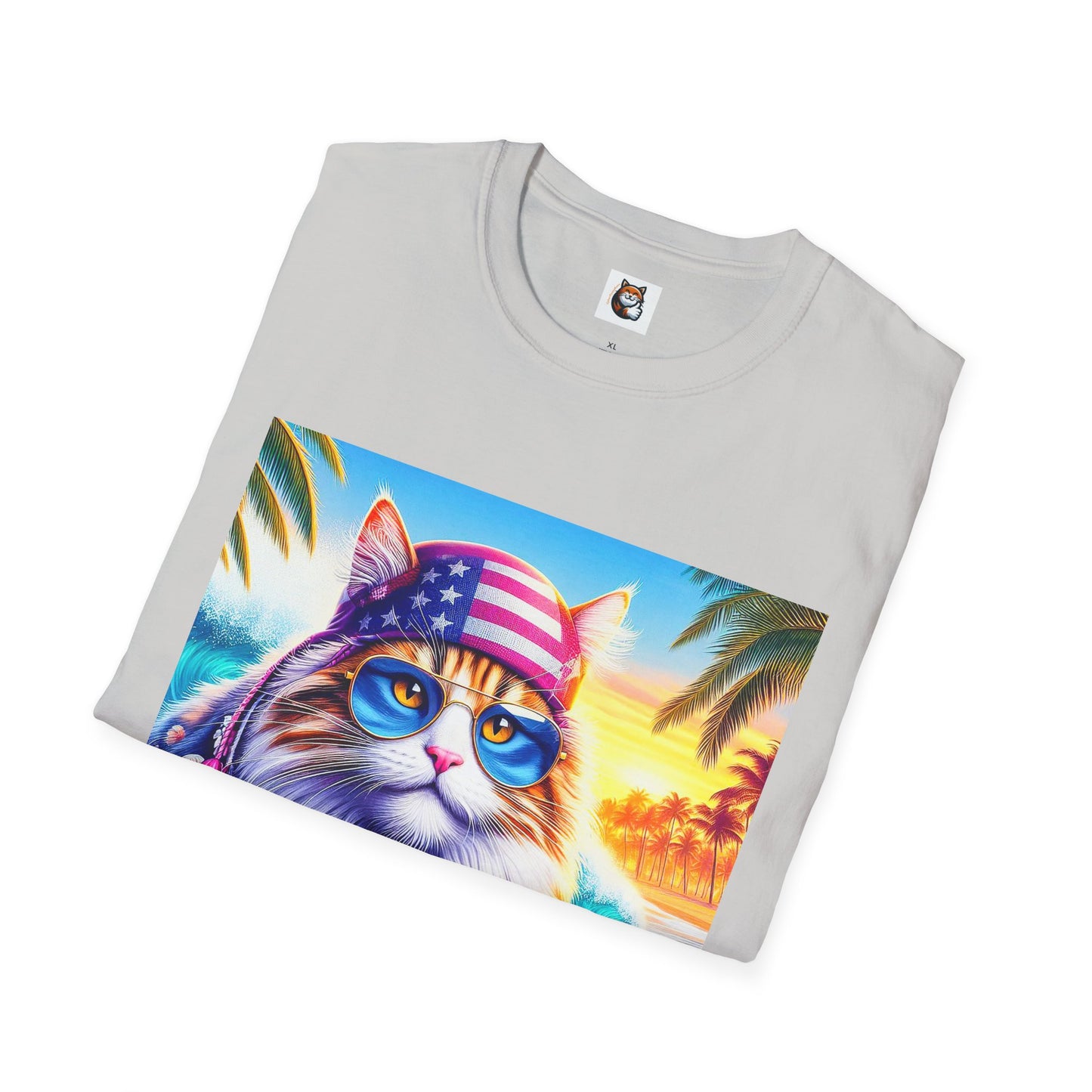 Siberian Cat American surfer