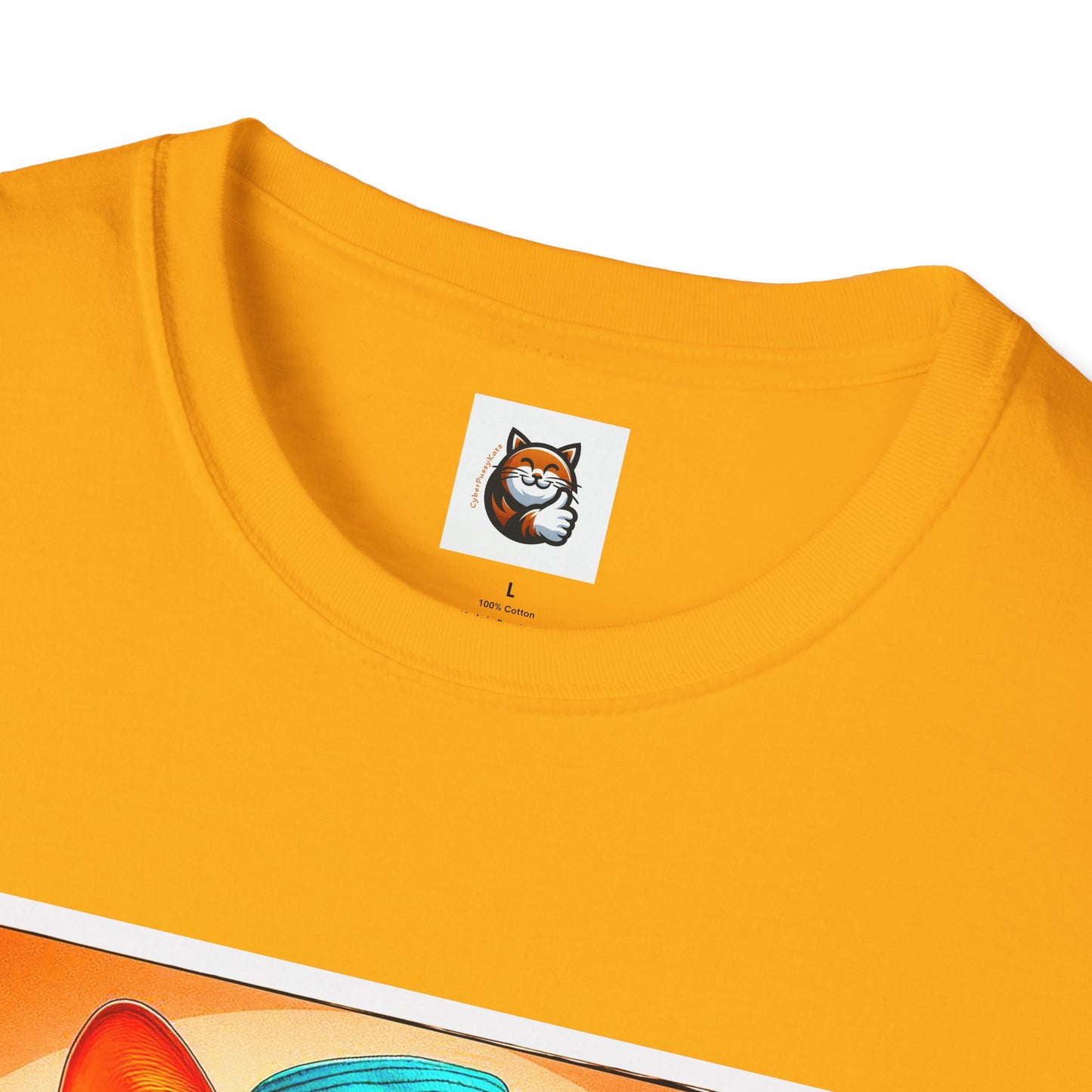 Abyssinian surfing Softstyle T-Shirt