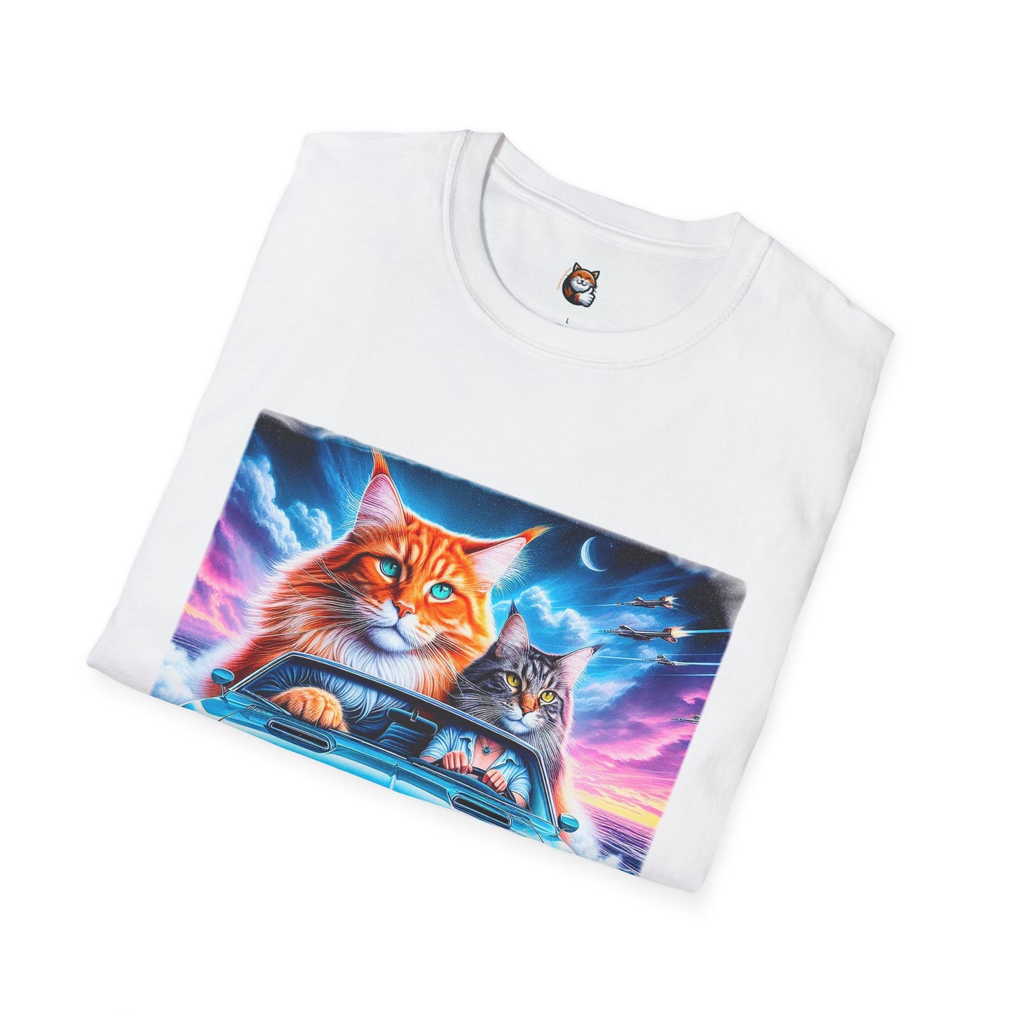 Wacky Maine Coon Unisex Softstyle T-Shirt