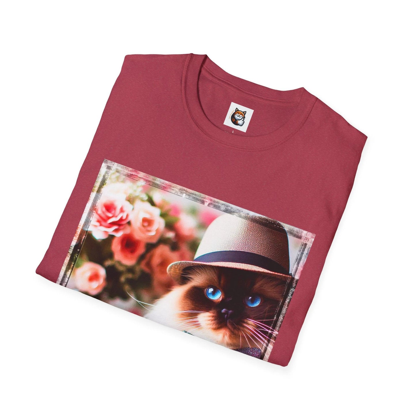 Ragdoll Unisex bow tie and hat T-Shirt by Printify