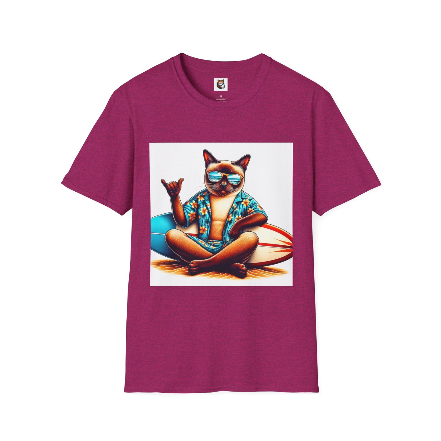 Siamese Cat surfing