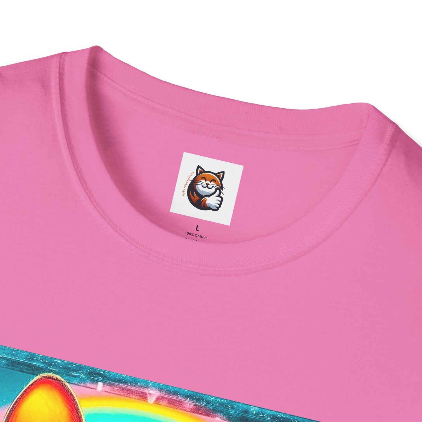 Devon Rex Cat Unisex Softstyle T-Shirt