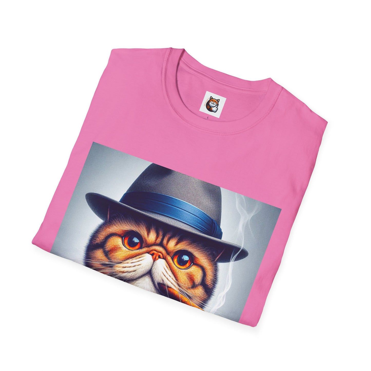 Exotic Shorthair Cat Unisex Softstyle T-Shirt