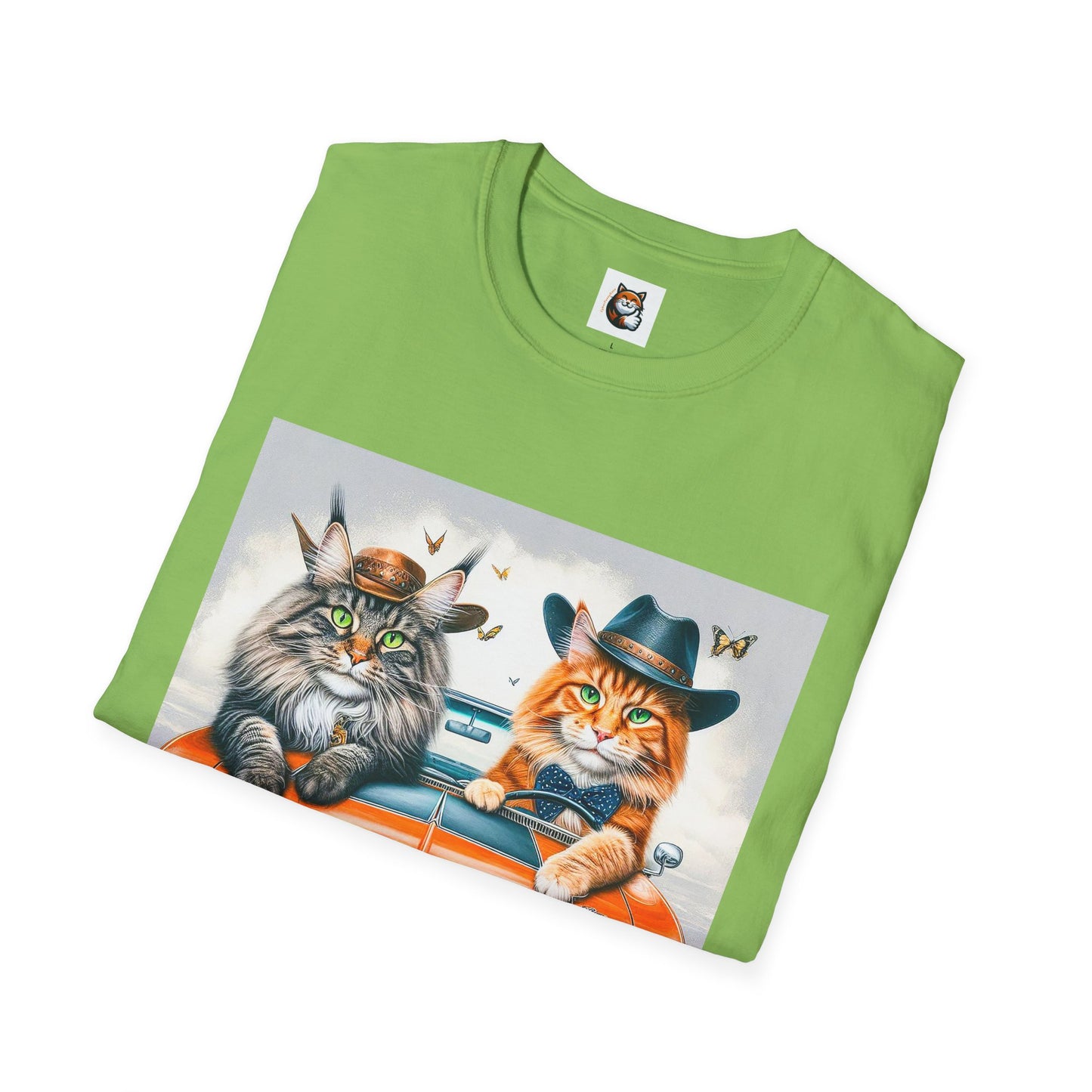 Wacky Maine Coon Unisex Softstyle T-Shirt