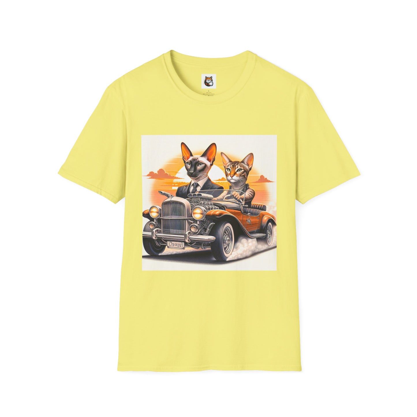 Wacky Oriental Shorthair Unisex Softstyle T-Shirt