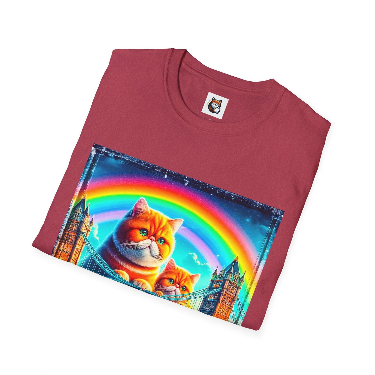 Exotic Shorthair Cat Unisex Softstyle T-Shirt