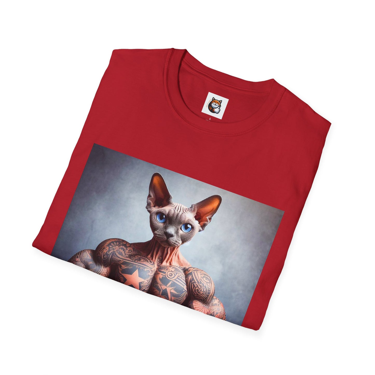 Devon Rex Cat Unisex Softstyle T-Shirt