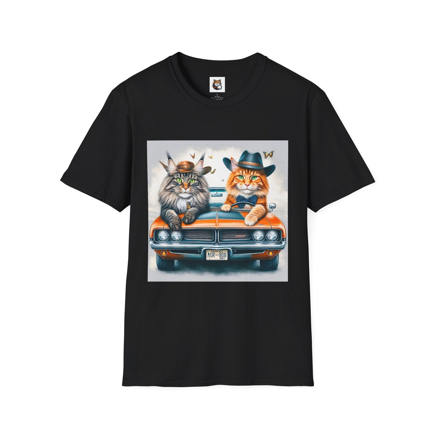 Wacky Maine Coon Unisex Softstyle T-Shirt