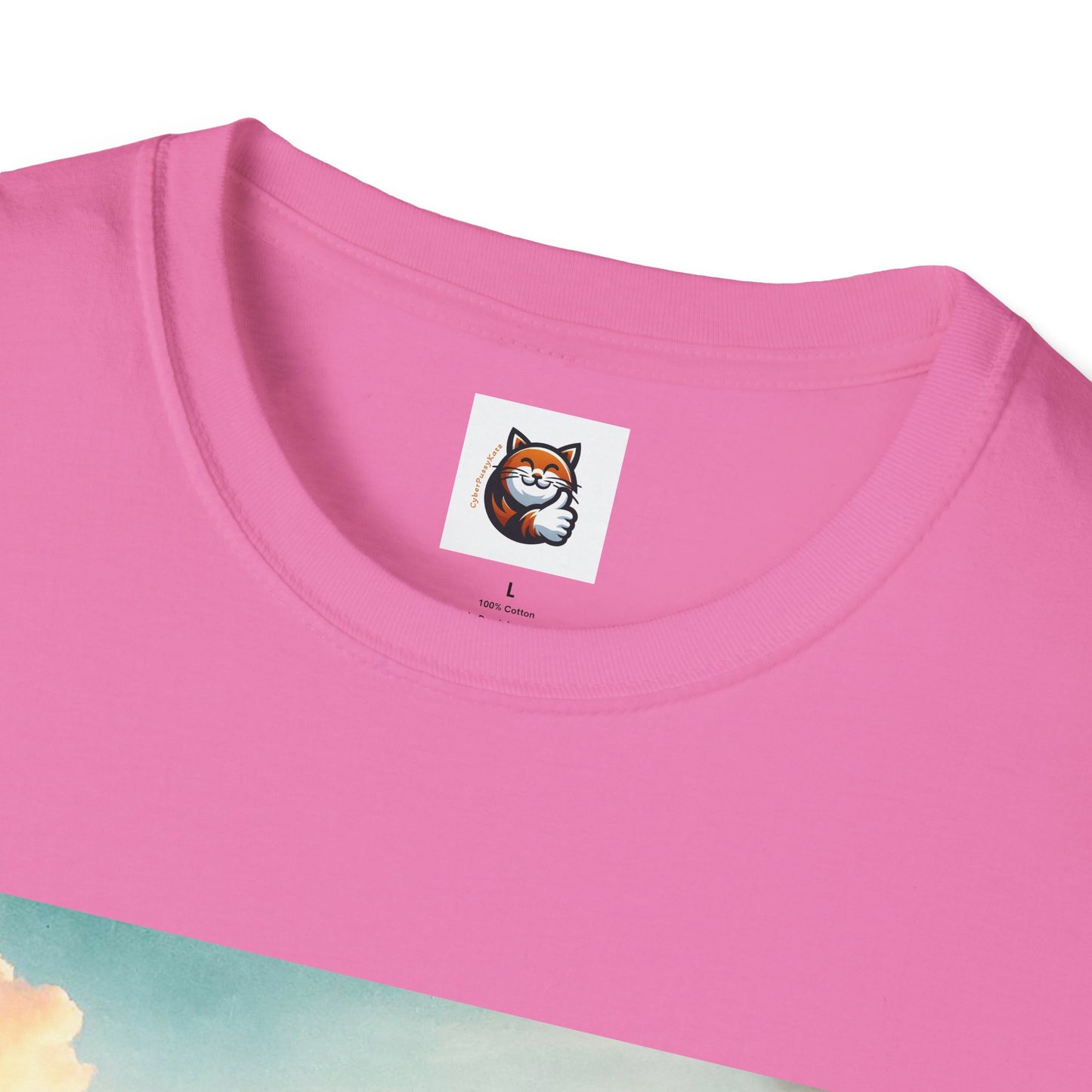 Wacky Norwegian Forest Cat Unisex Softstyle T-Shirt