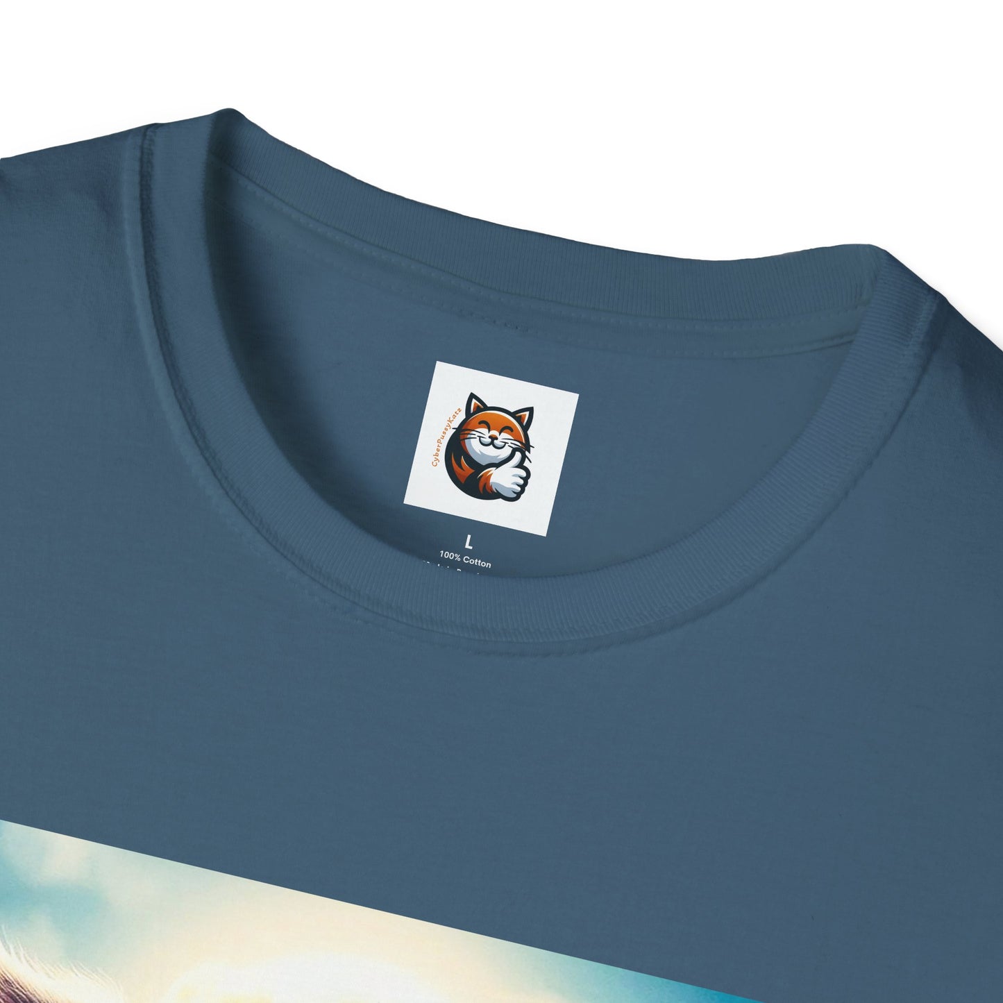 Selkirk Rex Cat T-Shirt beach day