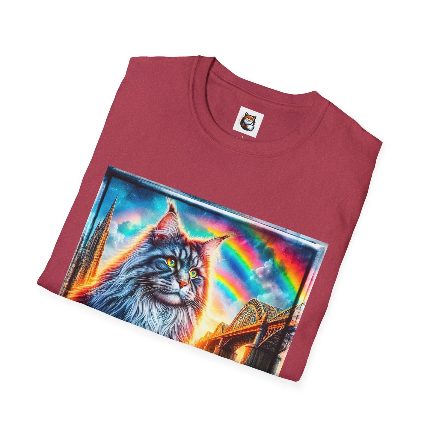 Maine Coon Unisex Softstyle T-Shirt by Printify