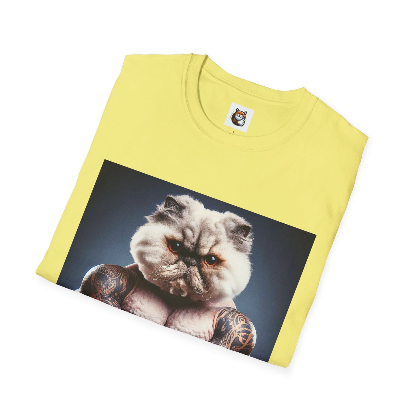 Selkirk Rex Cat T-Shirt - gym day