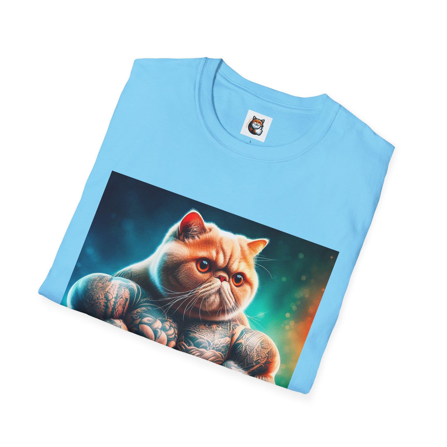 Exotic Shorthair Cat Unisex Softstyle T-Shirt