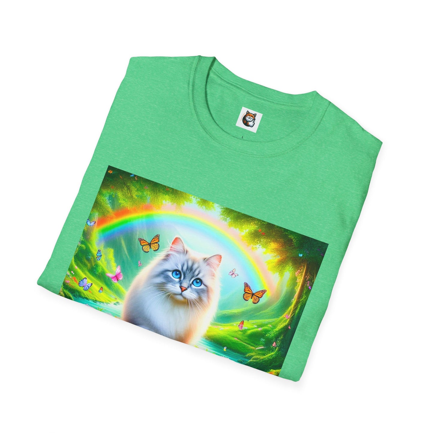 Siberian Cat pretty garden shirt