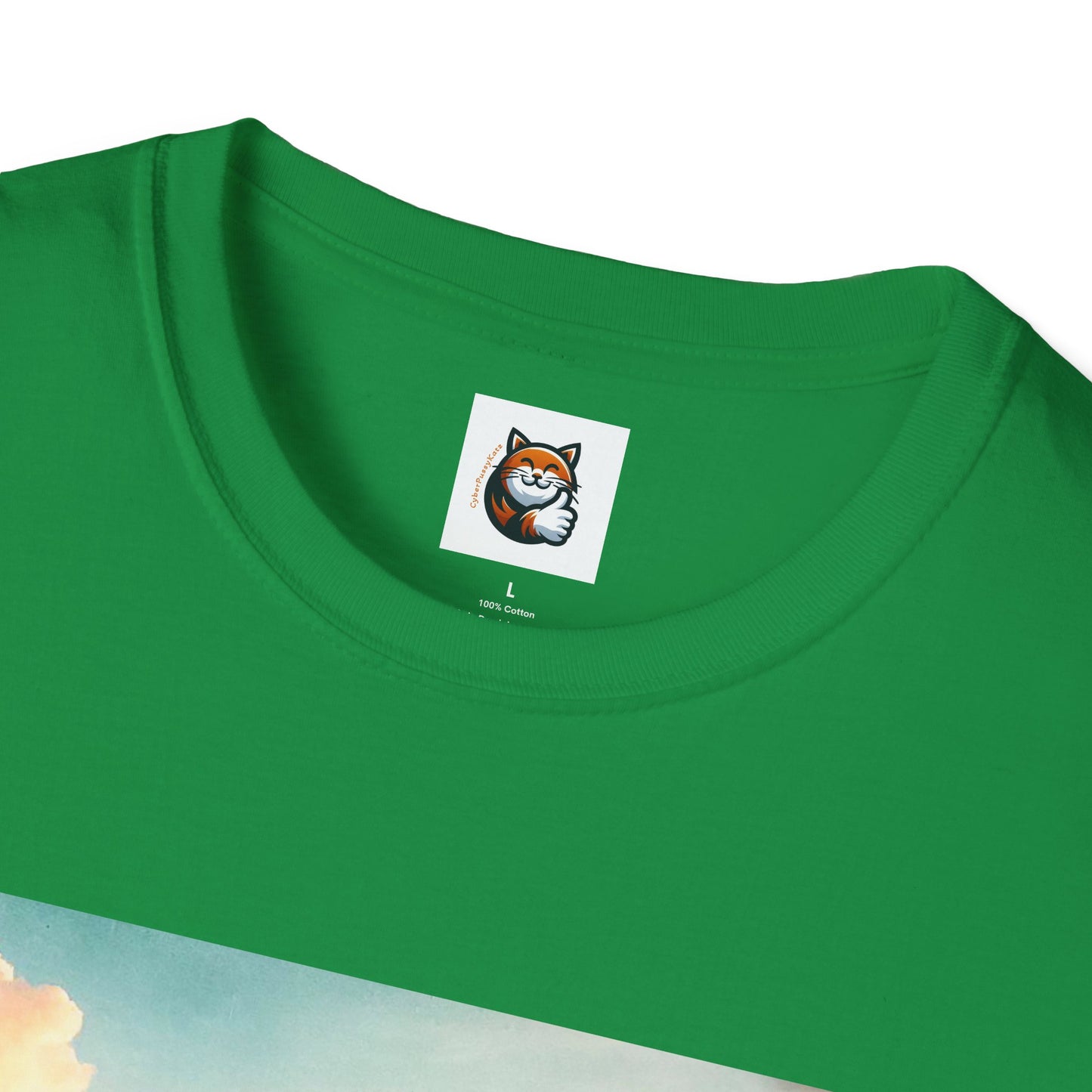 Wacky Norwegian Forest Cat Unisex Softstyle T-Shirt