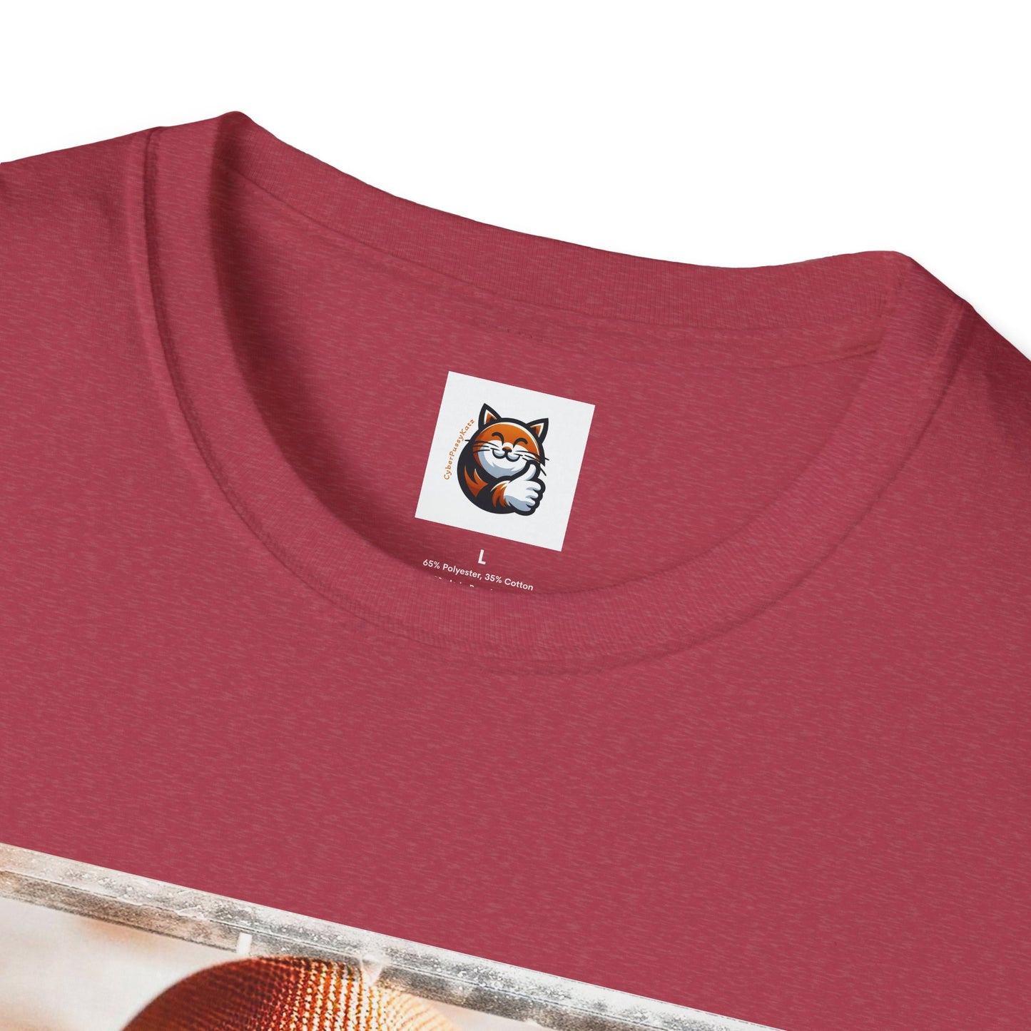 Abyssinian hat and tie Unisex Softstyle T-Shirt