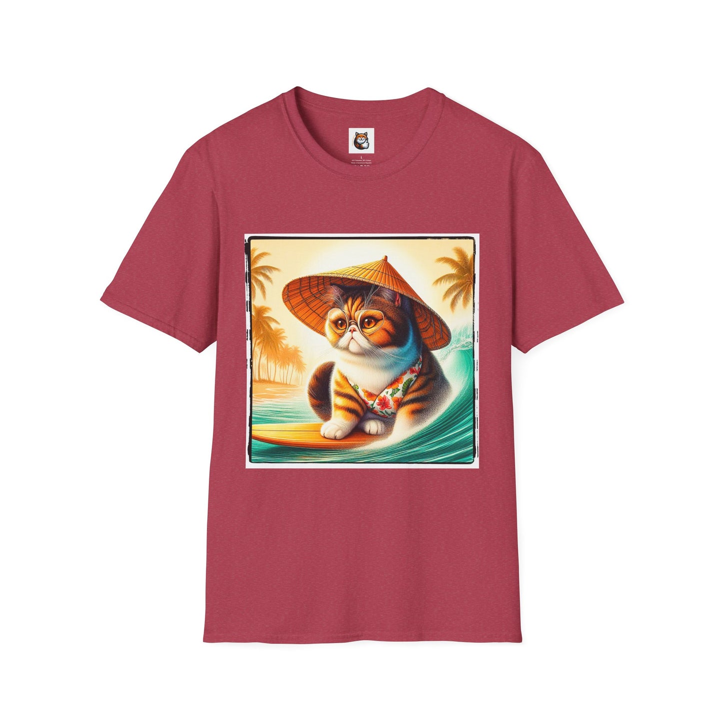 Exotic Shorthair Cat Unisex Softstyle T-Shirt