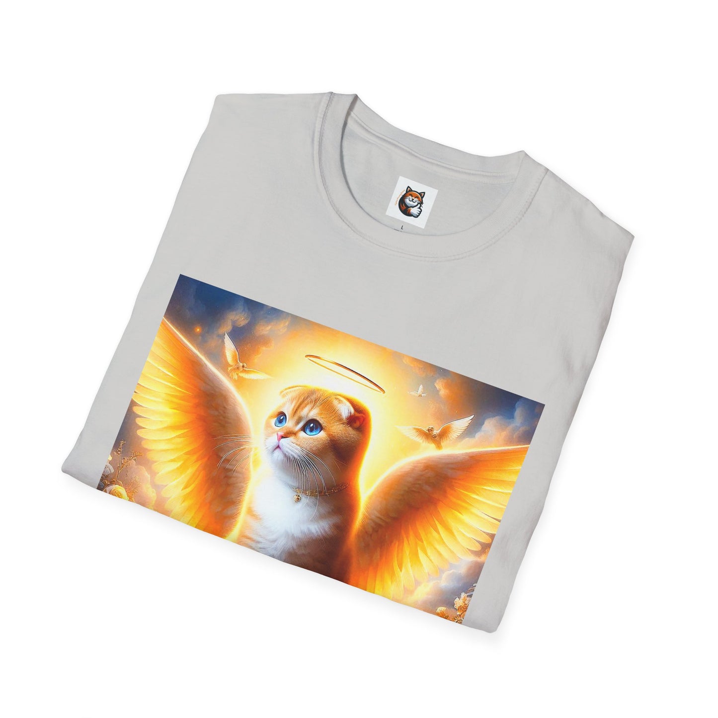 Scottish Fold Cat golden Angel T-Shirt