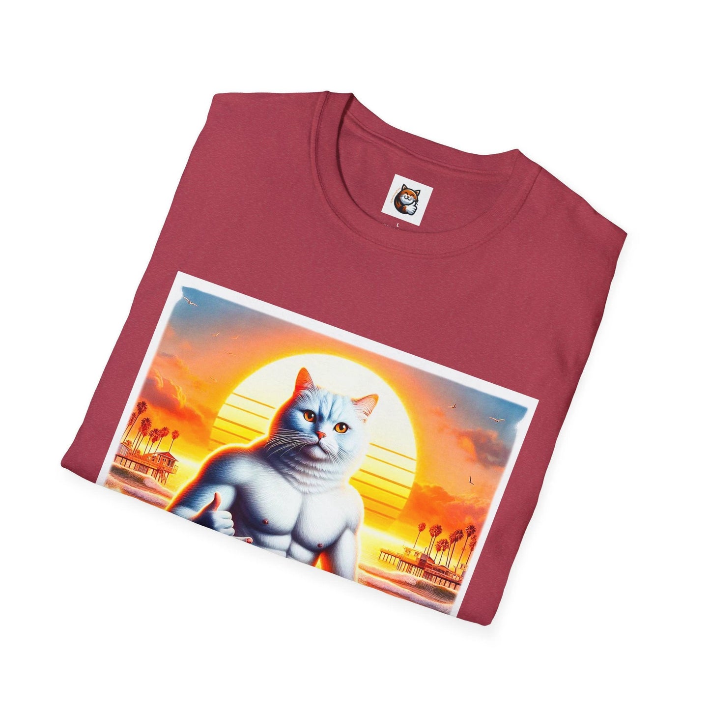 Domestic Cat Unisex Softstyle T-Shirt by Printify