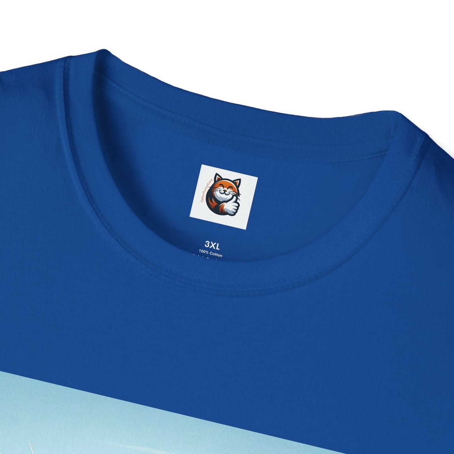 Wacky Sphynx Cat blue car
