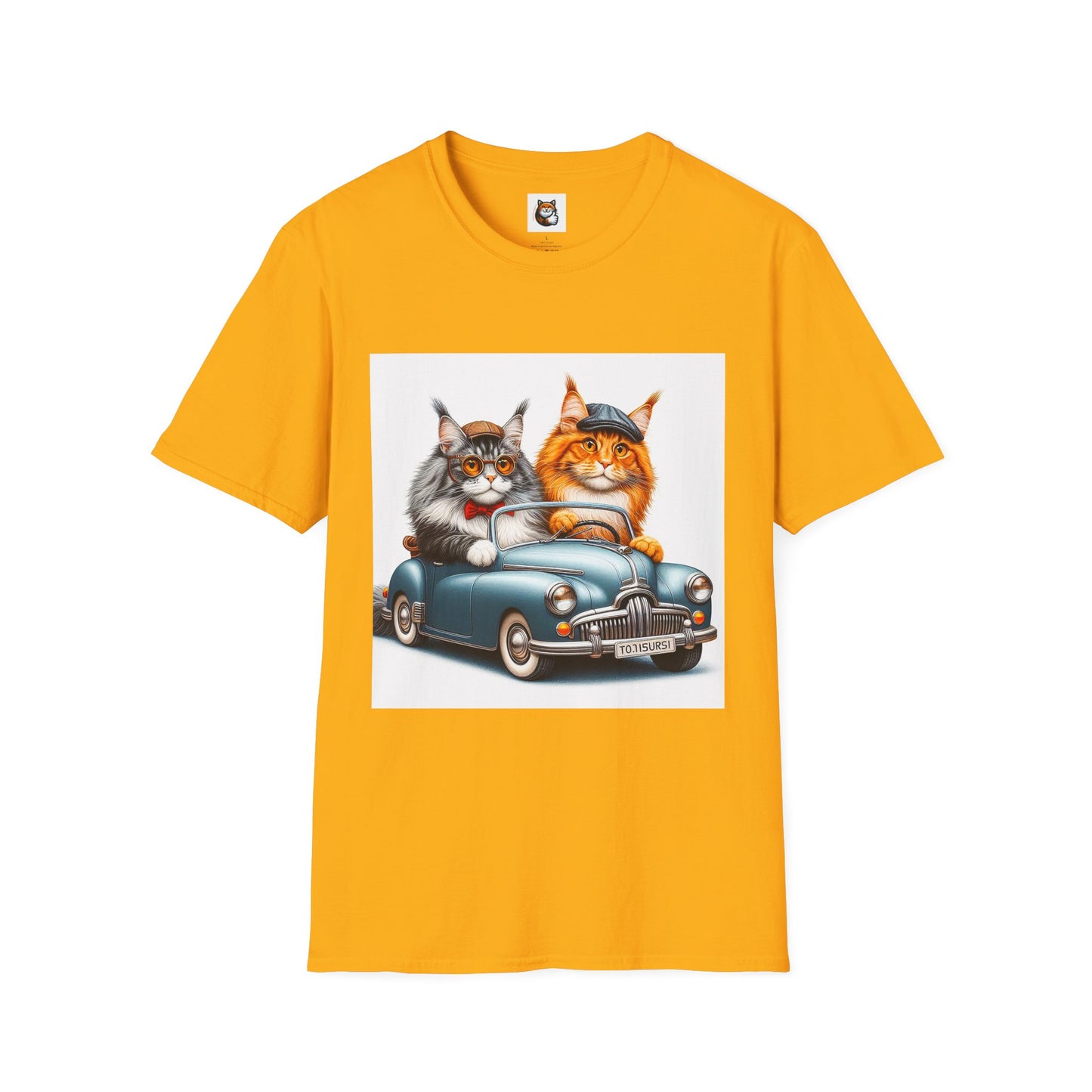Wacky Maine Coon Unisex Softstyle T-Shirt