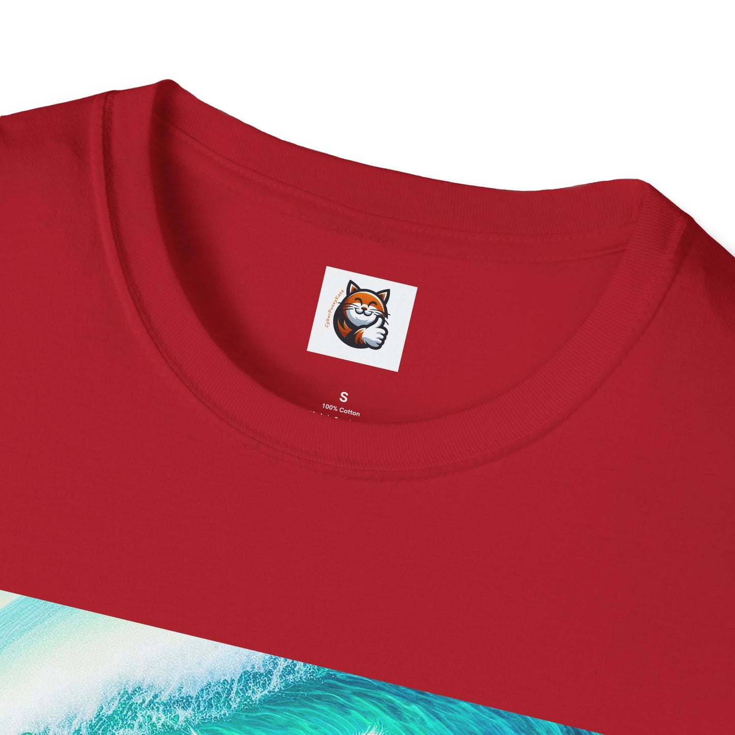 Siberian Cat surfs up shirt
