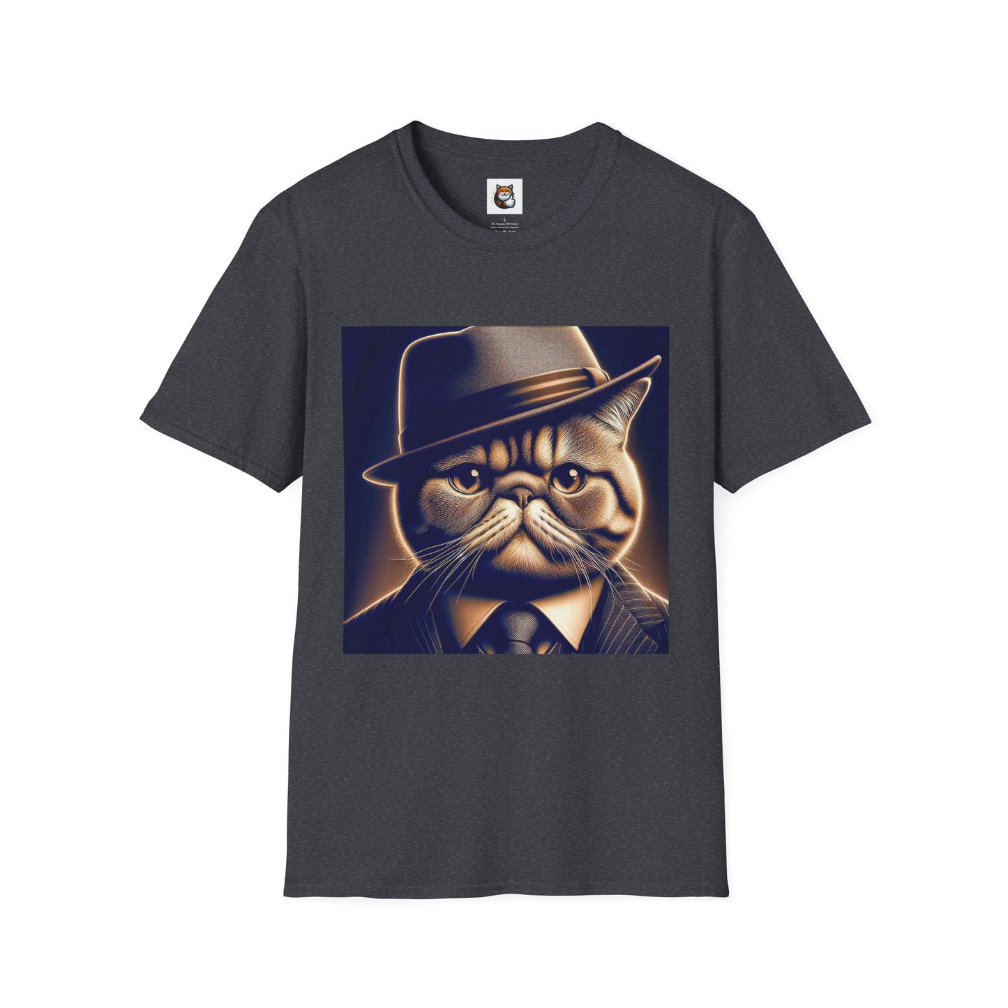 Exotic Shorthair Cat Unisex Softstyle T-Shirt
