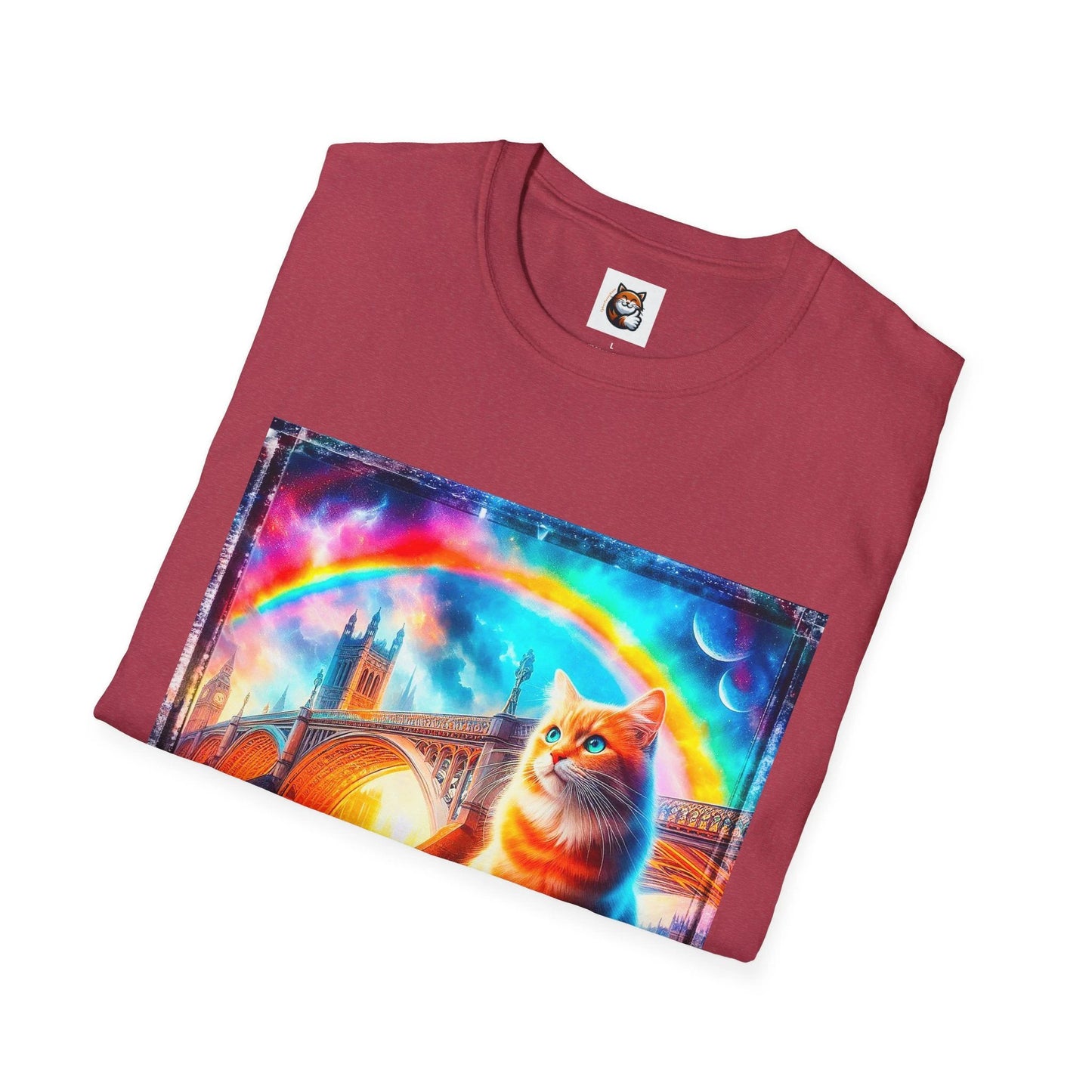 Domestic Cat Unisex Softstyle T-Shirt by Printify