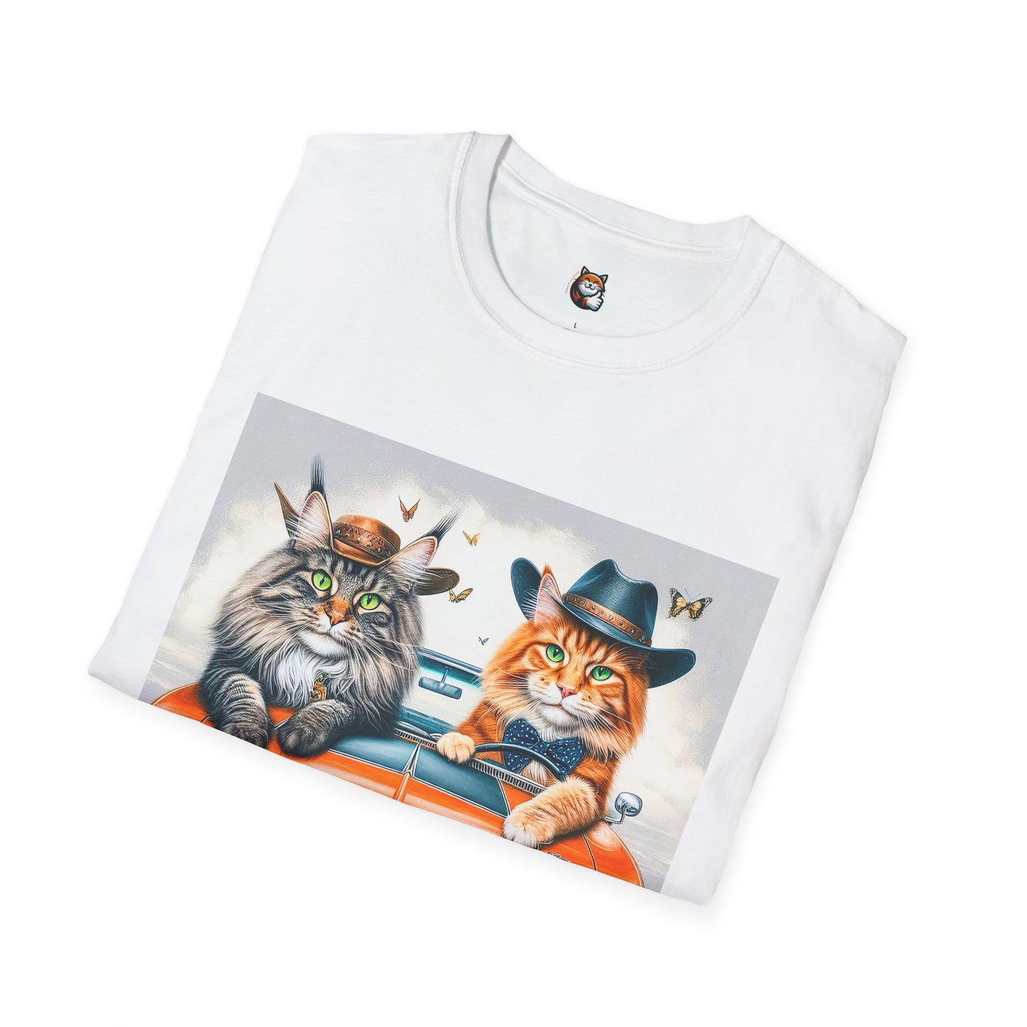 Wacky Maine Coon Unisex Softstyle T-Shirt